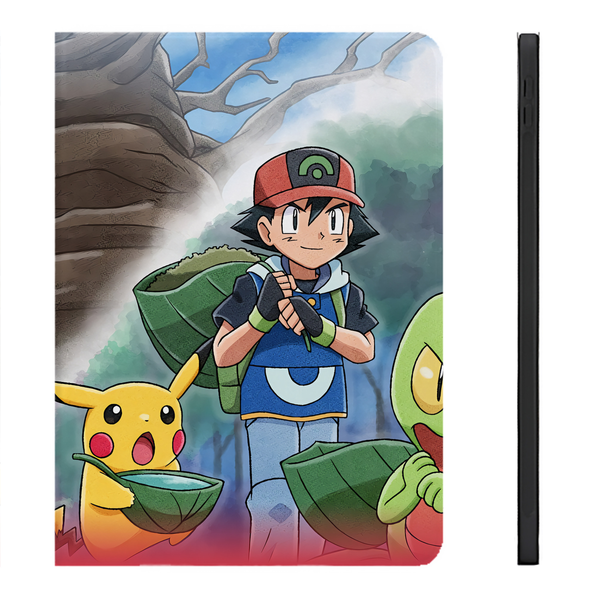 （画像用） ポケットモンスター Pokémon IPadケース ペンホルダー付き ブックスタイルデザイン